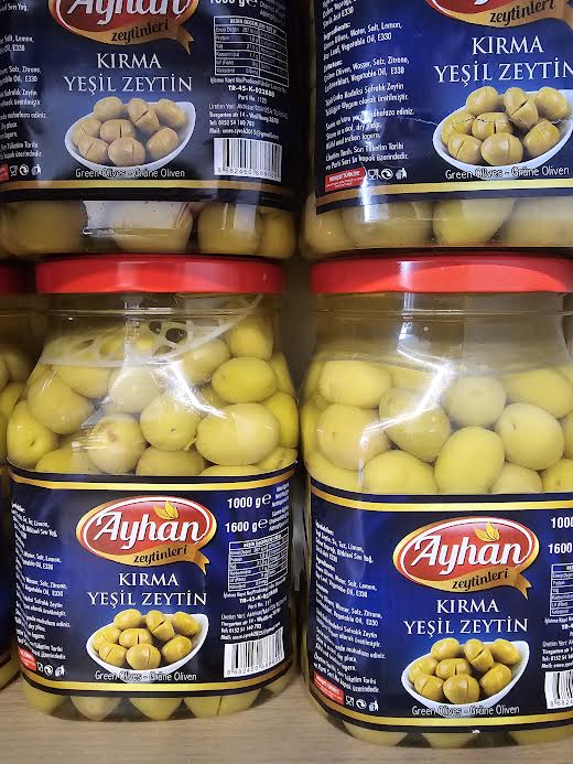 Yeşil zeytin (Kırma usulü) 1000gr