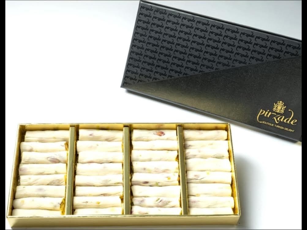 Pistazien Lokum mit Milch – Fingerrolle 500g Geschenkbox | Anteplim