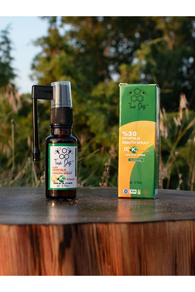Propolis Spray mit Vitamin D3 und K2 – 20ml – Natürlich