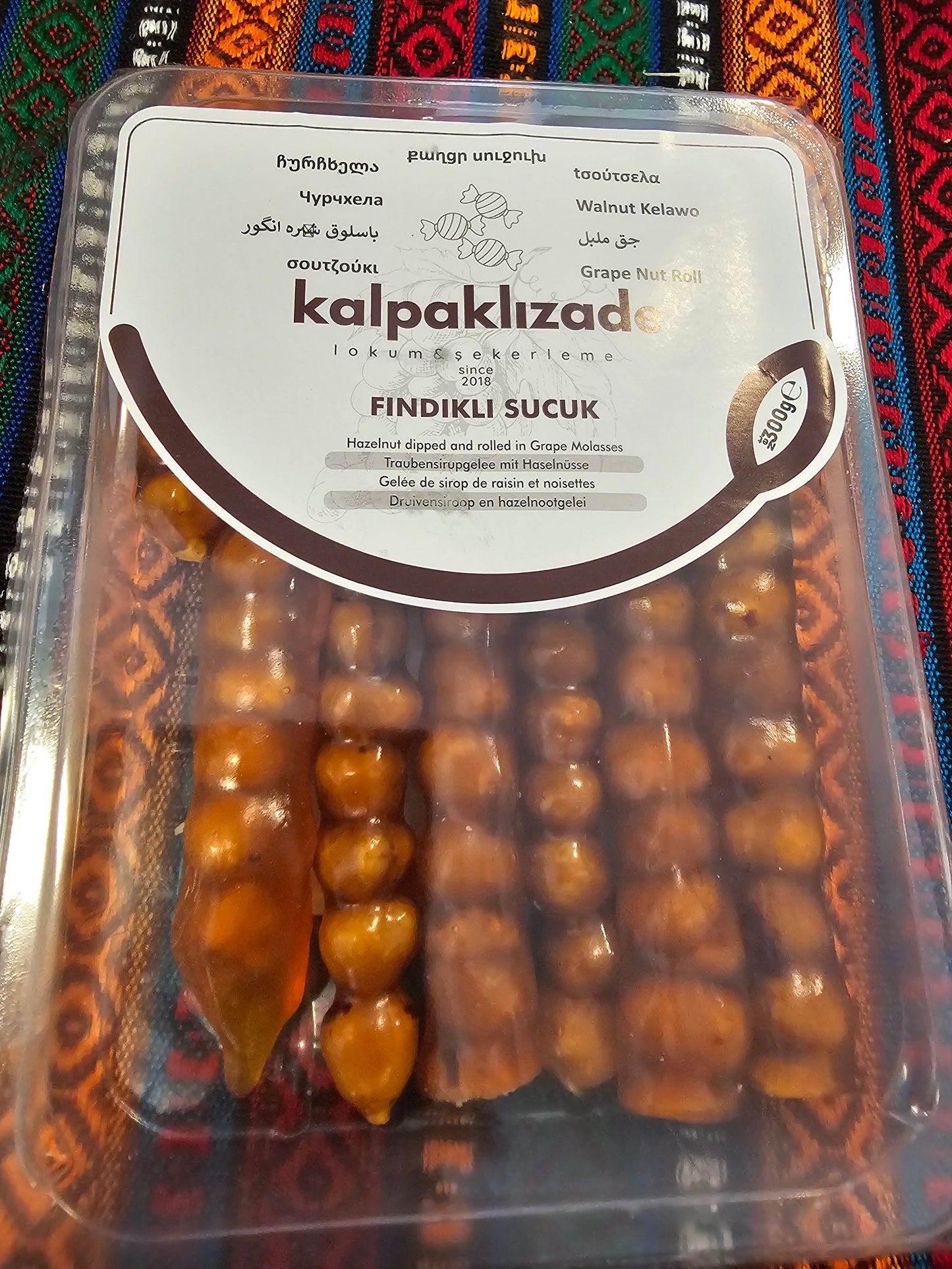 Özel Üretimi Doğal Fındıklı Üzüm Pekmezli Sucuk