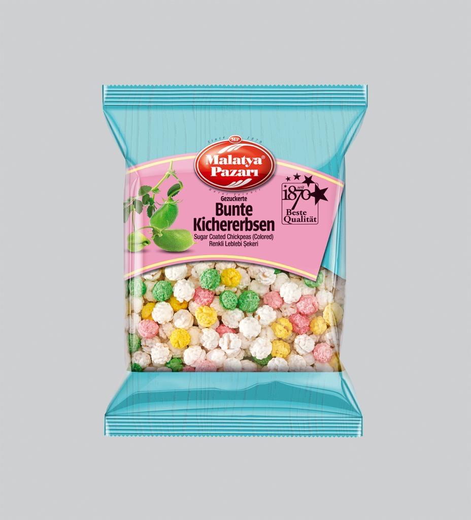 Malatya Pazarı Bunte Kichererbsen 200 g – Gezuckerte Leblebi