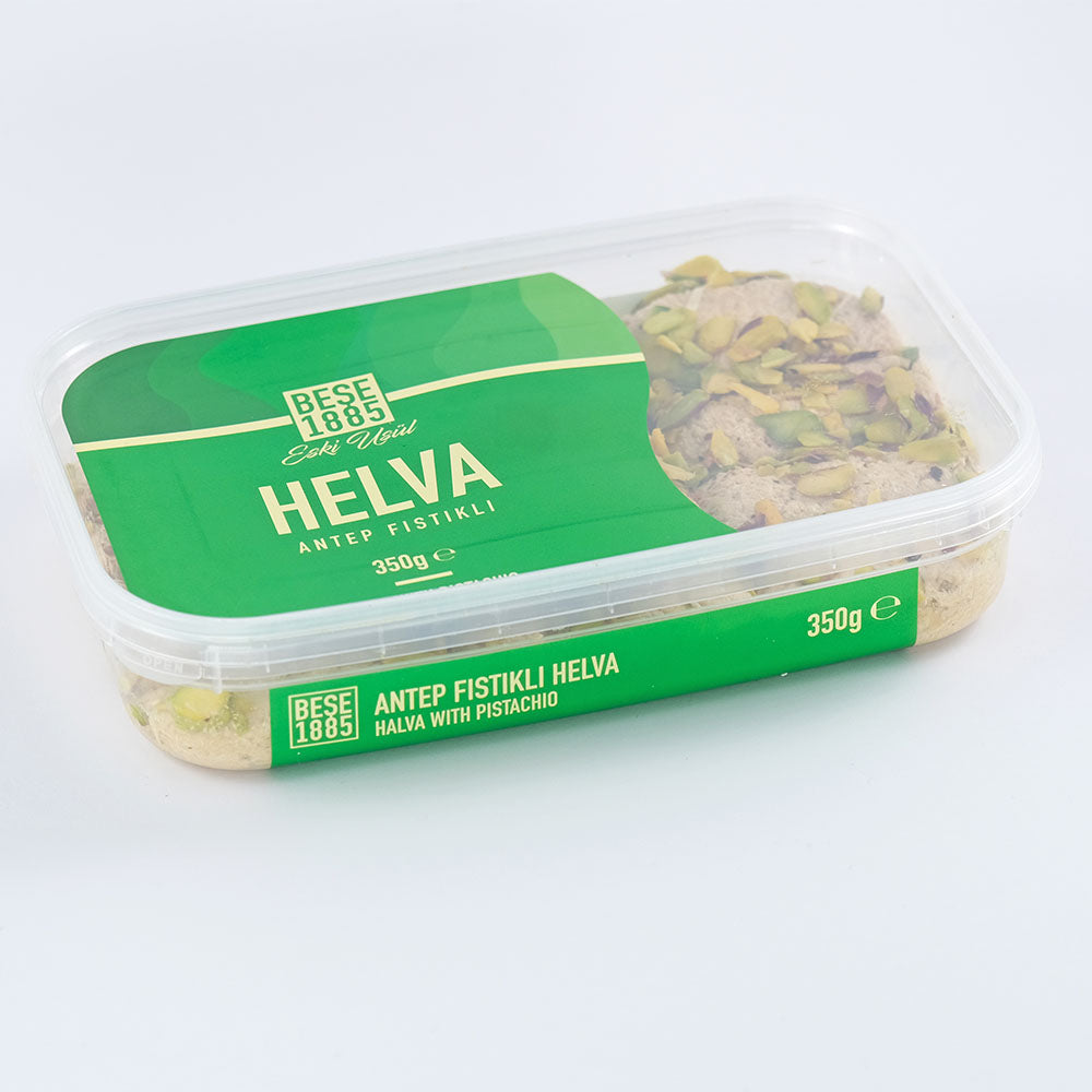 Beşe Traditioneller Pistazien-Halva 350 g – Seit 1885 | Natürlich, Glutenfrei & Ohne Künstliche Zusätze