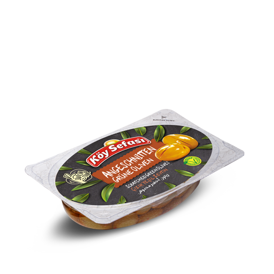 Köy Sefası Salamura Çizik Yeşil Zeytin 170 g vakum ambalaj