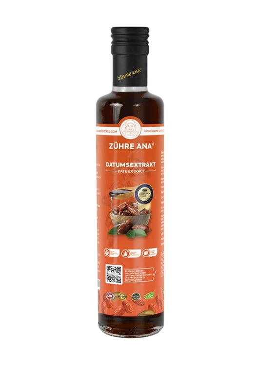 Zühre Ana Hurma Özü – Doğal Tatlandırıcı, 100% Saf (350 ml)
