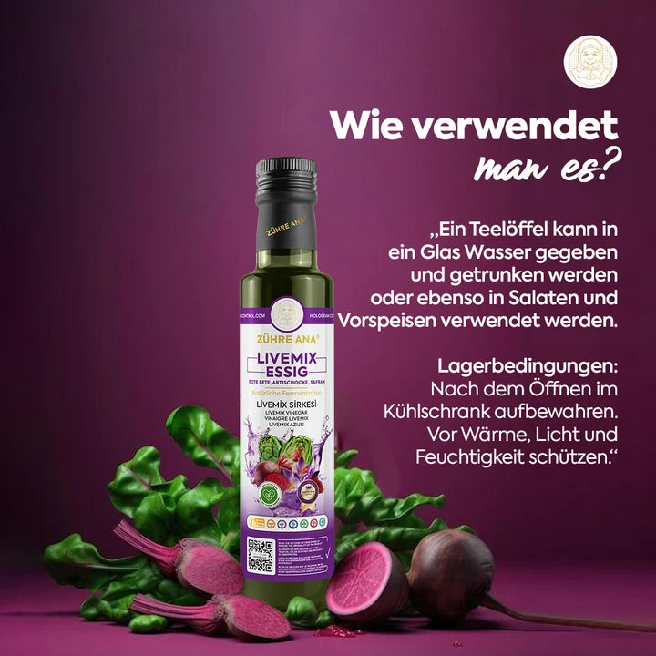 Zühre Ana Livemix Essig Naturfermentation 500ml