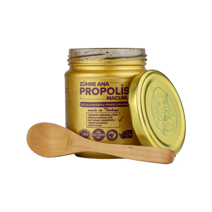 Zühre Ana Propolis Macunu – Bal, Arı Sütü, Polen ve Ginseng (240 g)