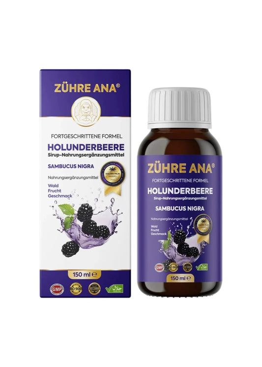 Zühre Ana Schwarzer Holunder Sirup 150ml
