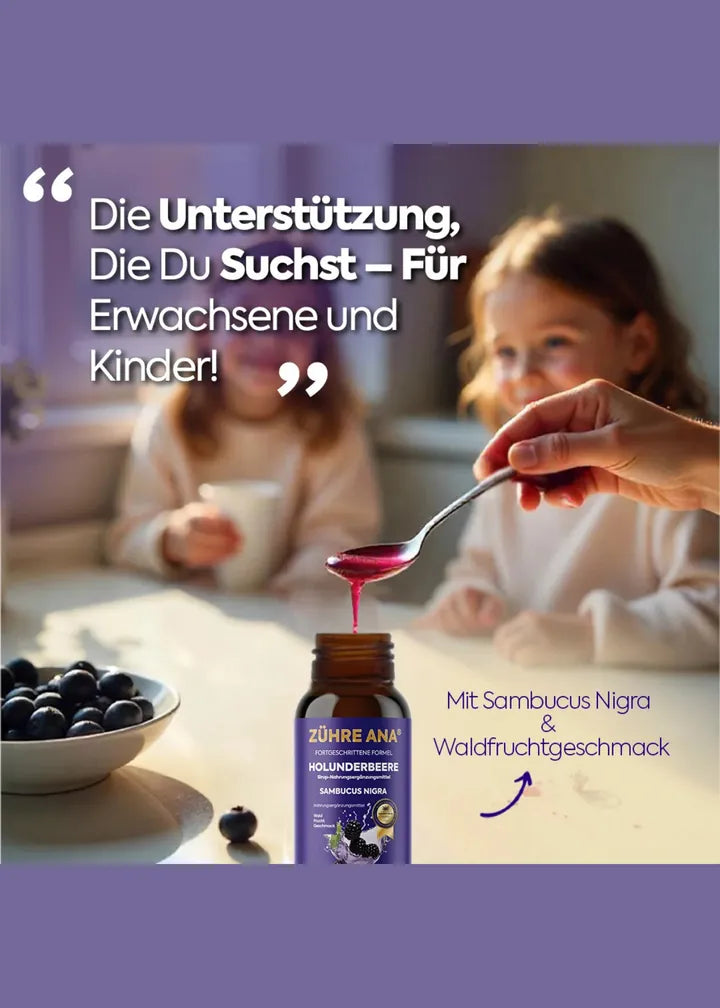 Zühre Ana Schwarzer Holunder Sirup 150ml