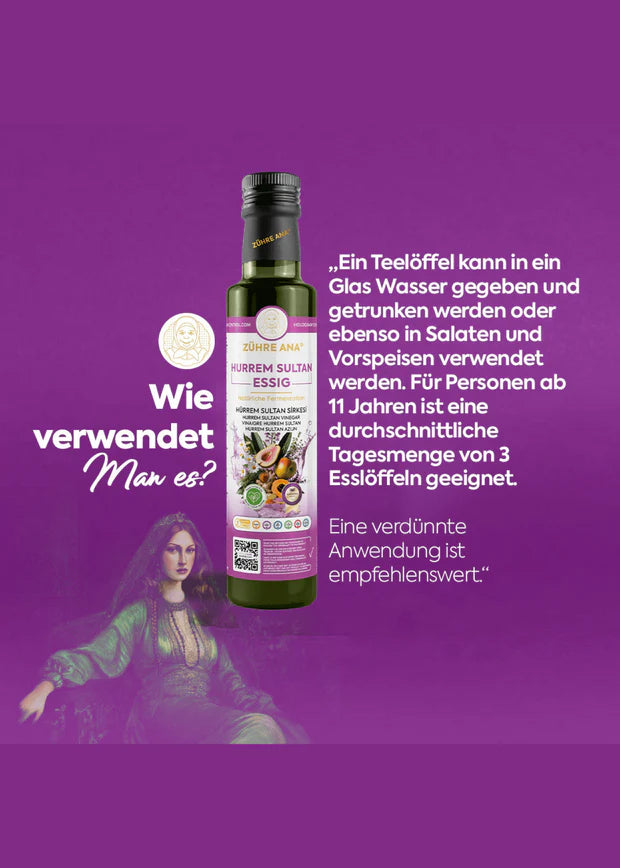 Zühre Ana Hürrem Sultan Essig 500ml