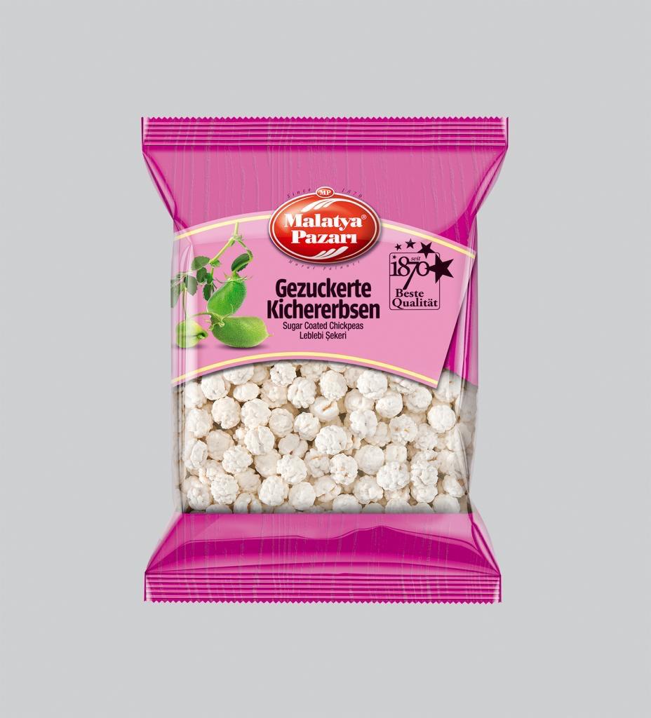 Malatya Pazarı Gezuckerte Kichererbsen 200 g – Traditionelle Leblebi Şekeri