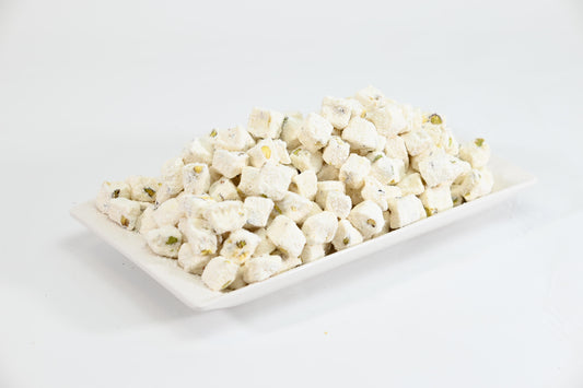 Turkish Delight Lokum mit Pistazien (Doppelt Geröstet) 500g Geschenkbox