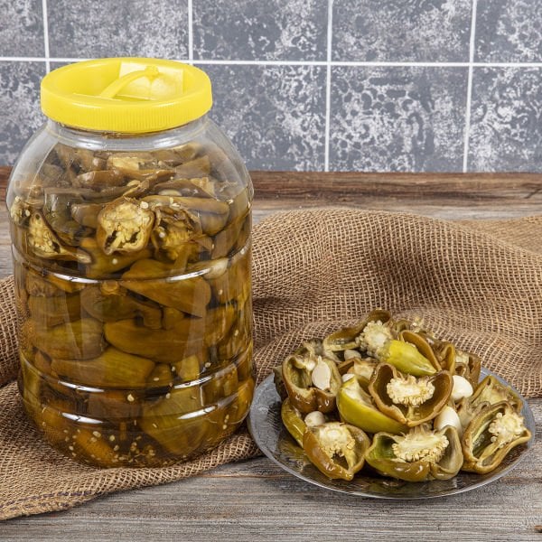 Antep Biber Turşusu 2 kg – Hausgemachte Probiotische Eingelegte Paprika