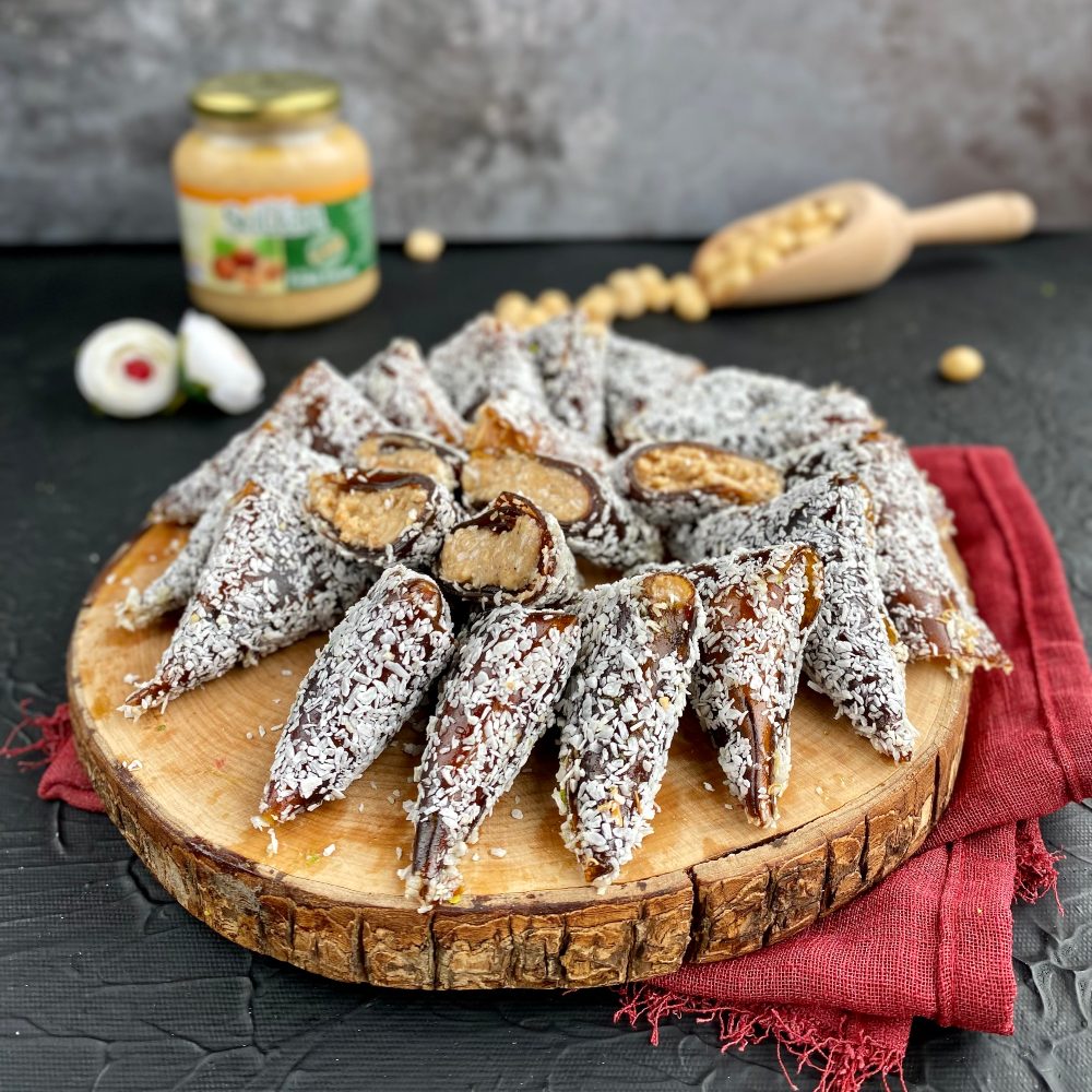 Fındık Ballı Muska Köme Hindistan Cevizi Kaplamalı – 300g | Anteplim