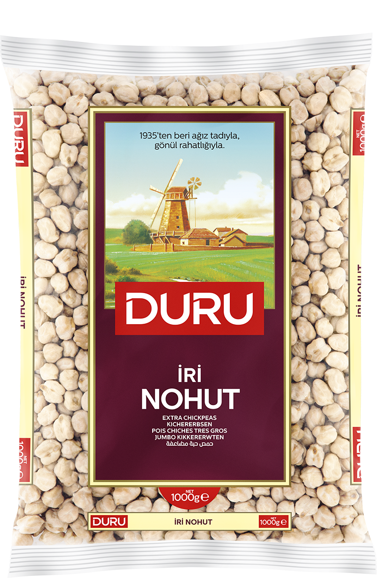 Duru Große Kichererbsen 1000 g – Türkische İri Nohut