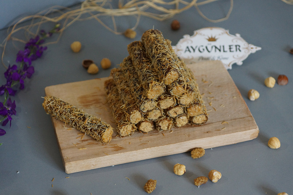 Fruchtriegel-Röllchen mit Haselnüssen &Kadayıf 300g | Anteplim