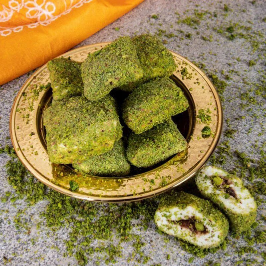 Antep Pistazien Bohça Lokum 500g – Mit Schokoladen- &Milchcremefüllung