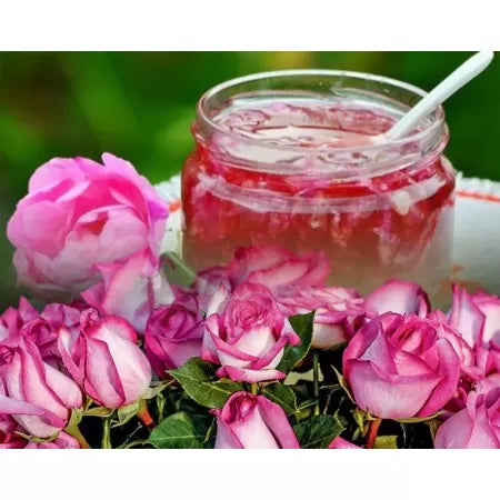 Handgemachte Rosenmarmelade 380g – Ohne Zusatzstoffe