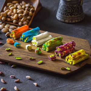 Fıstıklı Karışık Fitil Lokum 500gr