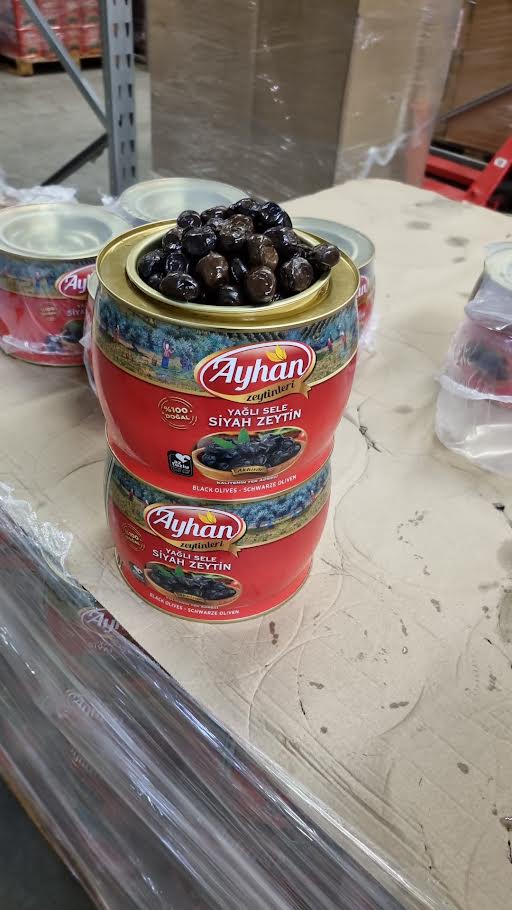 Manisa Akhisar Yağlı Sele Ayhan Siyah Zeytin 1600gr | Doğal Lezzet