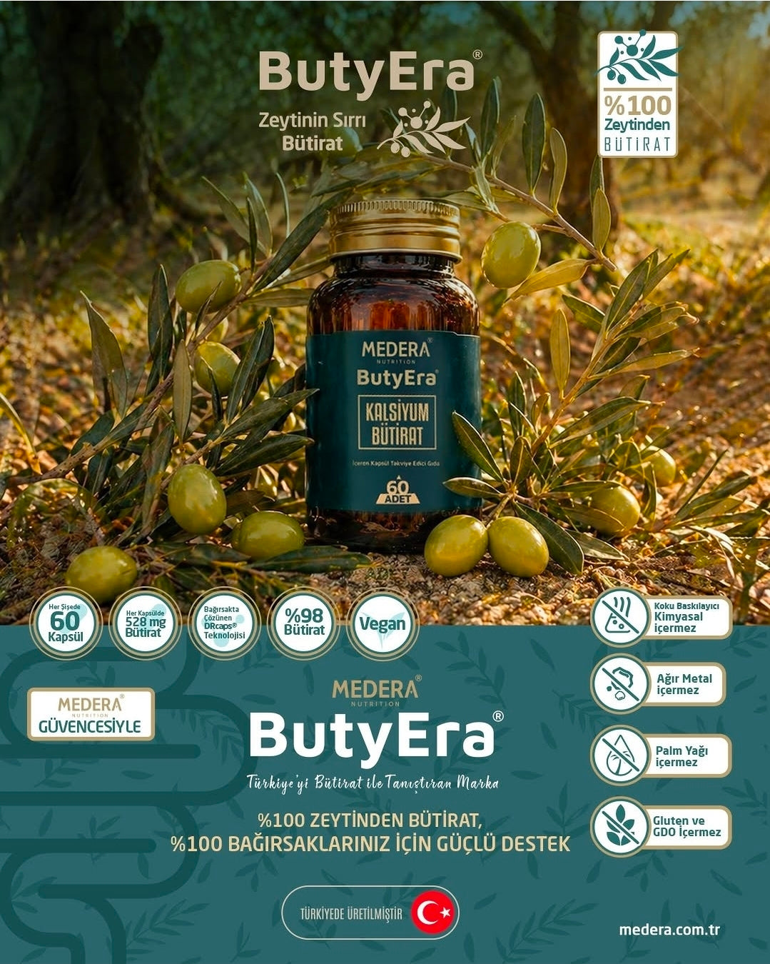 Medera Nutrition ButyEra 60 Capsules