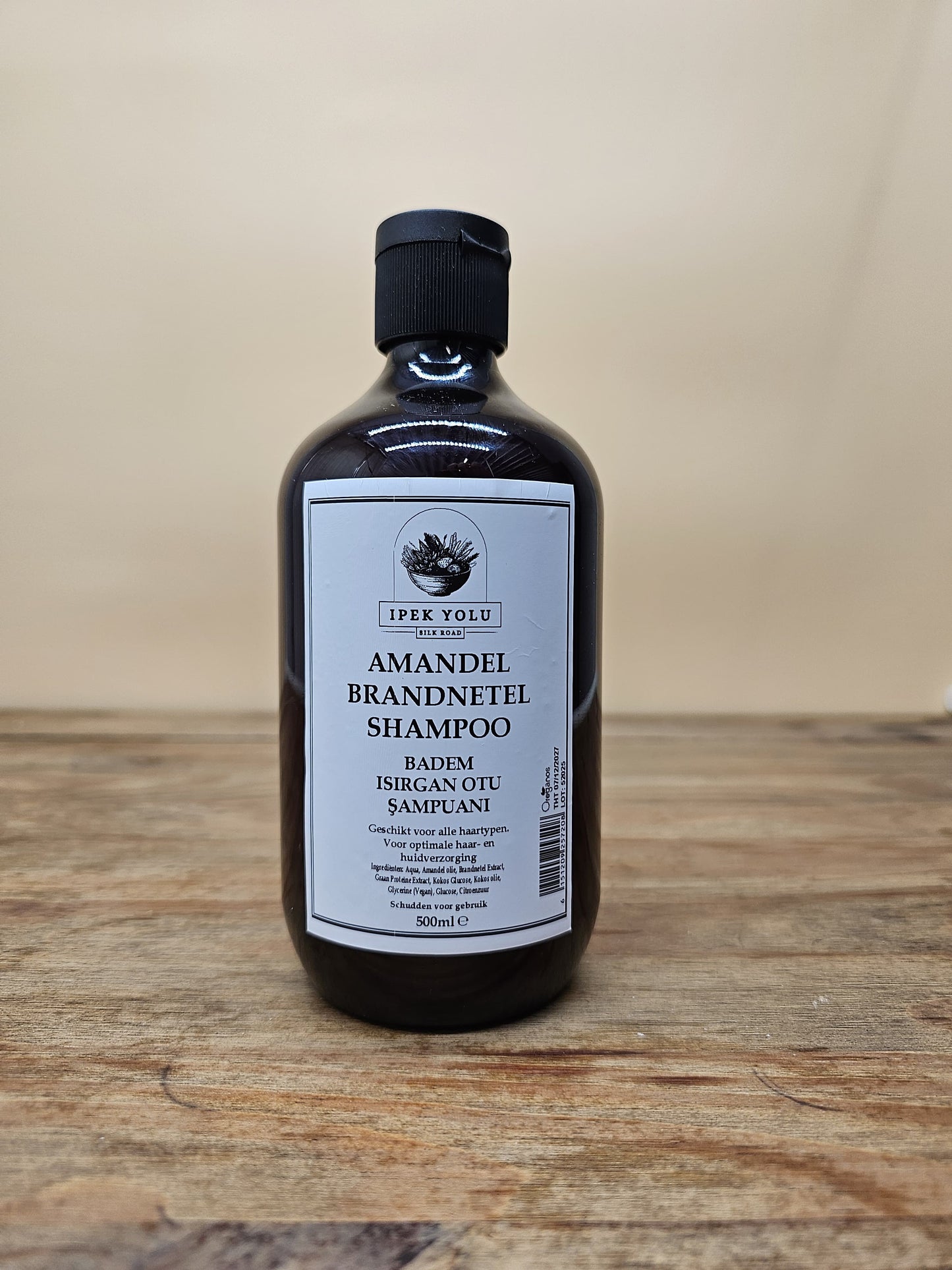 Mandel & Brennnessel Shampoo 500ml – Natürliches Kräutershampoo gegen Haarausfall | Anteplim