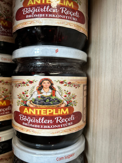 Anteplim Blackberry Jam from Nazilli (Aydın) 450 g Glass Jar