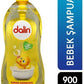 Yellow pump bottle of Dalin Baby Shampoo 900 ml with Dalin logo and chick in a bathtub