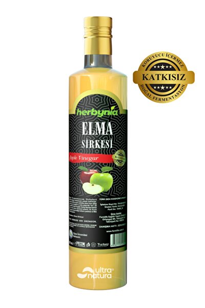 Doğal Katkısız Elma Sirkesi 500 ml - Geleneksel Lezzet