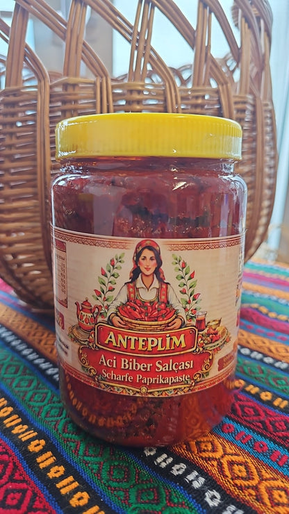 Anteplim Hot Pepper Paste from Gaziantep 1 kg plastic jar