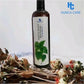 Dark brown bottle of Hunca Care Nettle Shampoo 675 ml with green nettle leaf design