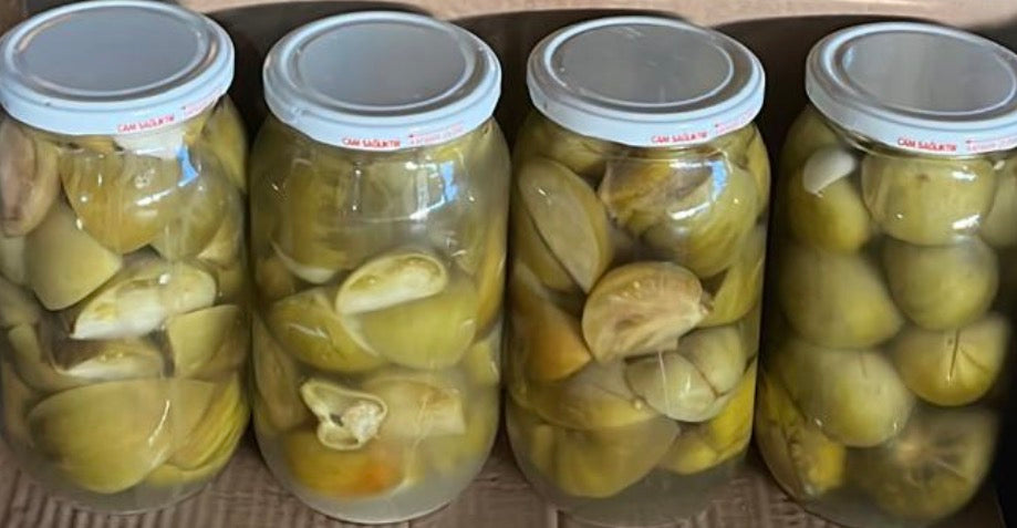 Hausgemachte Eingelegte Tomaten (Domates Turşusu) 1 kg im Glas – 100 % Natürlich & Authentisch | Anteplim