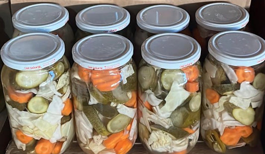 Hausgemachtes Gemischtes Eingelegtes Gemüse (Karışık Turşu) 1 kg im Glas – 100 % Natürlich & Authentisch | Anteplim