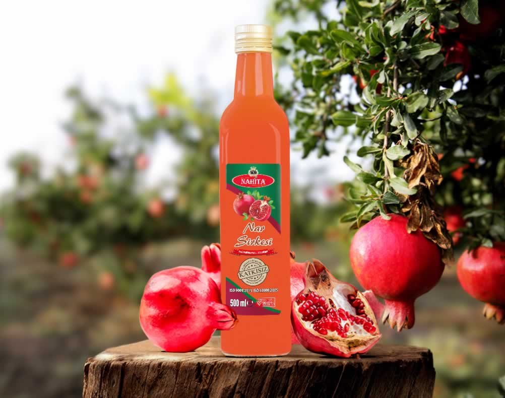 Sifamix Granatapfelessig 500 ml Glasflasche – Natürlich Fermentiert & Ohne Zusatzstoffe | Anteplim