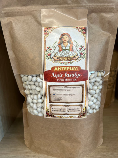 Anteplim İspir Kuru Fasulye 1 kg kilitli doypack ambalaj