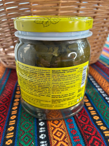 Karaefe Weinblätter in Salzlake 880 g im Glas