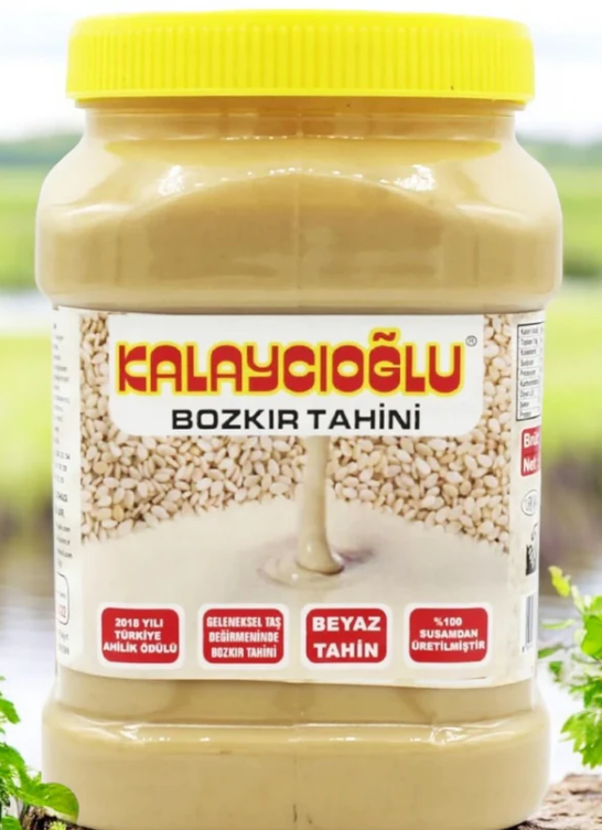 Kalaycıoğlu Weiße Tahin Sesampaste 935 g aus 100 % Sesam