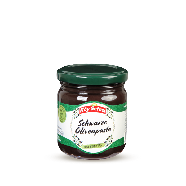 Köy Sefası Schwarze Olivenpaste 200 g im Glas