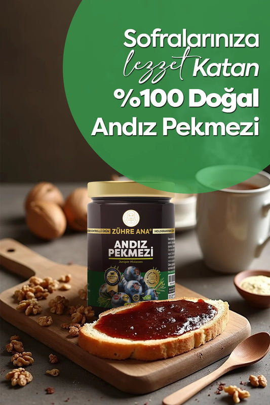Zühre Ana Andız Pekmezi – %100 Doğal, Katkısız (400 g Cam Kavanoz)
