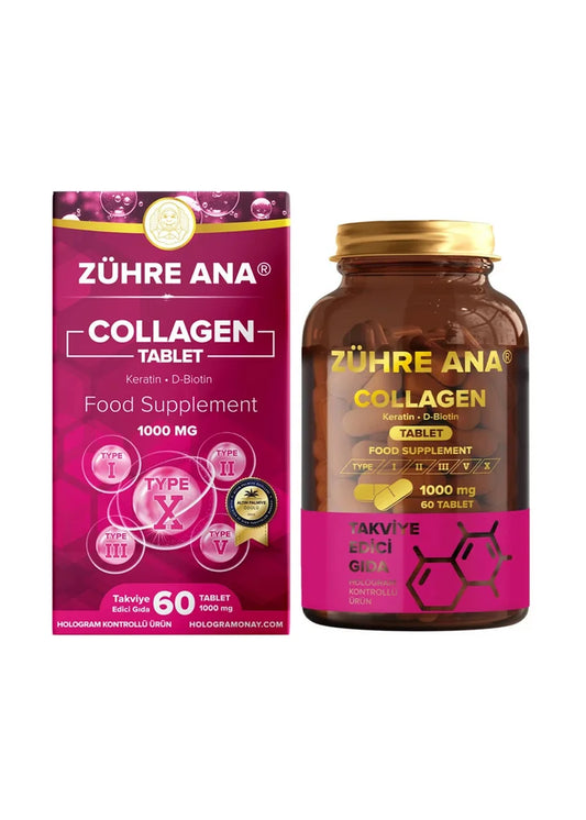 Zühre Ana Kollagen Kapseln 1000mg - 60 Kapseln