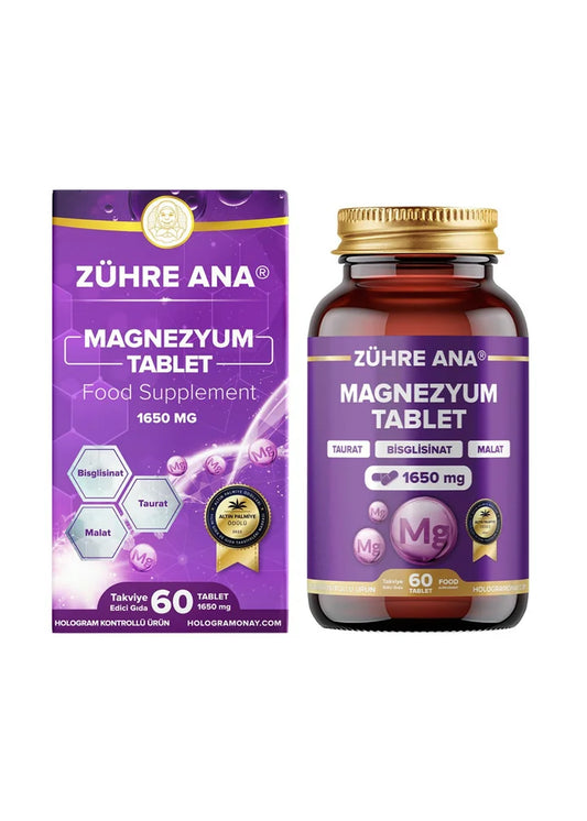 Zühre Ana Magnesium Tabletten 1650 mg (60 Tabletten)