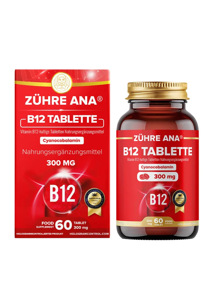 Zühre Ana Vitamin 300mg B12 (60 Tabletten)