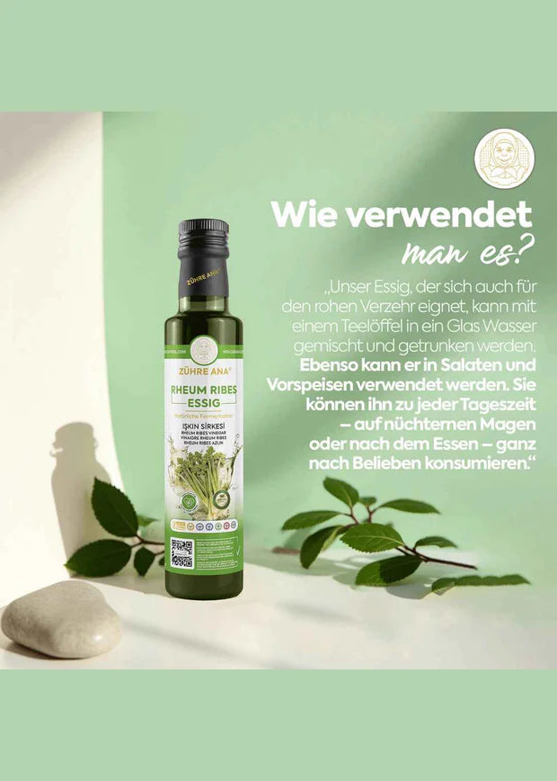 Zühre Ana Rheum Ribes Essig (Işkın Kökü Sirkesi) 500ml