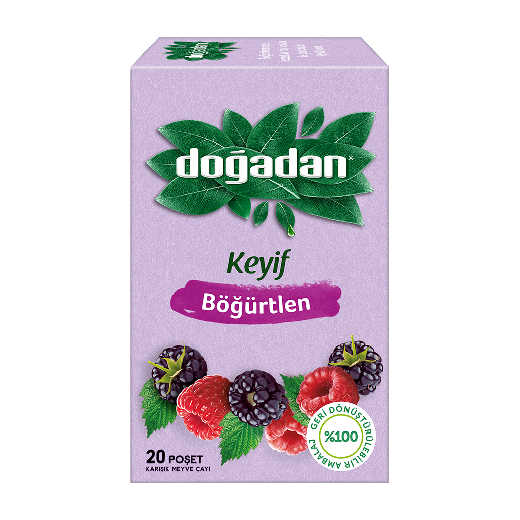 Doğadan Keyif Brombeer Früchtetee – 20 Teebeutel