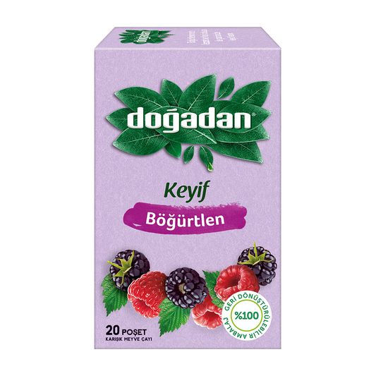 Doğadan Keyif Brombeer Früchtetee – 20 Teebeutel