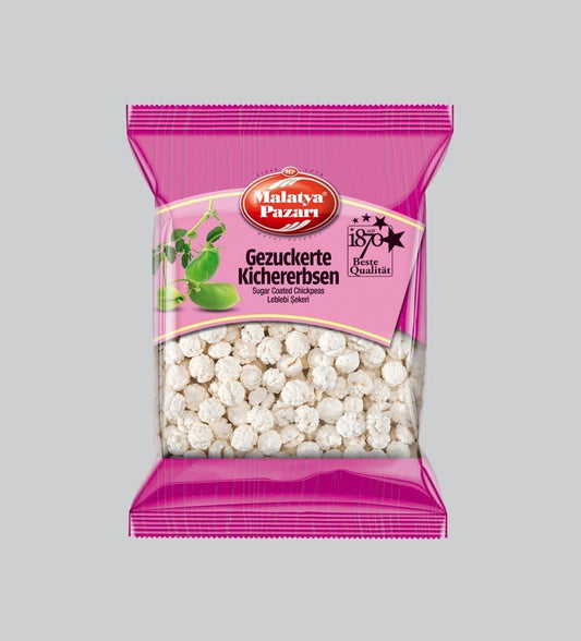 Malatya Pazarı Gezuckerte Kichererbsen 200 g – Traditionelle Leblebi Şekeri