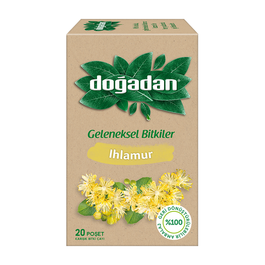 Doğadan Traditionelle Kräuter – Lindenblüten Tee – 20 Teebeutel