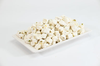 Turkish Delight Lokum mit Pistazien (Doppelt Geröstet) 500g Geschenkbox