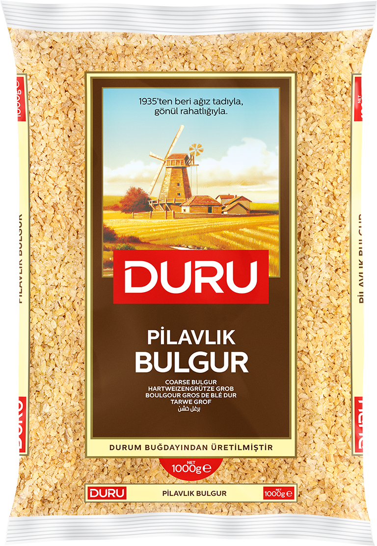 Duru Pilavlik Bulgur 1000 g – Türkischer Hartweizenbulgur für Pilaw