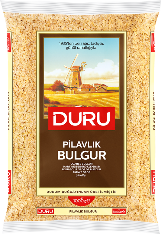 Duru Pilavlik Bulgur 1000 g – Türkischer Hartweizenbulgur für Pilaw