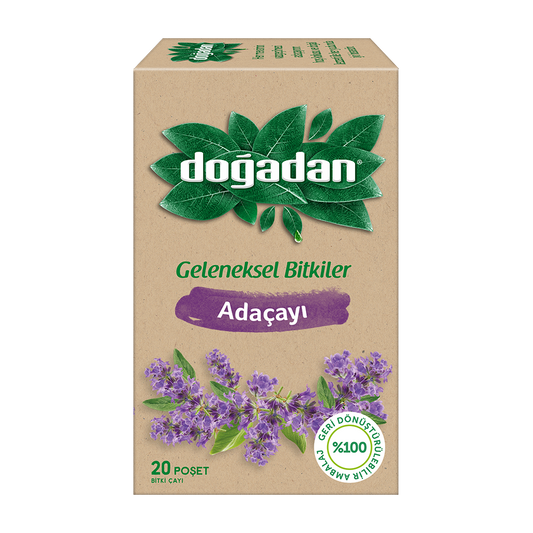 Doğadan Traditionelle Kräuter – Salbei Tee – 20 Teebeutel